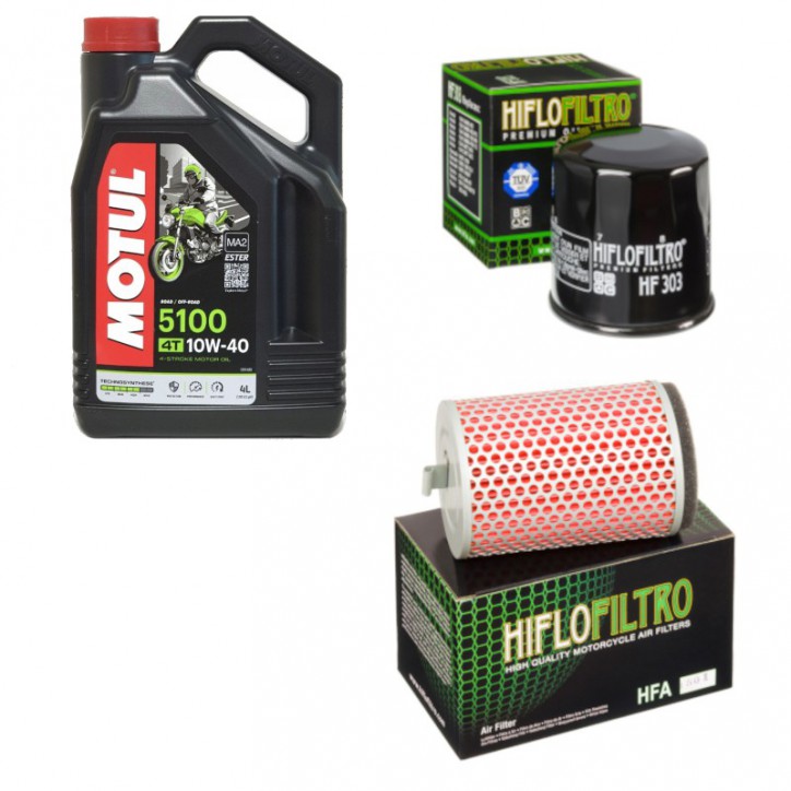 Zestaw Honda CB500 94 - 02 olej + filtr oleju + powietrza